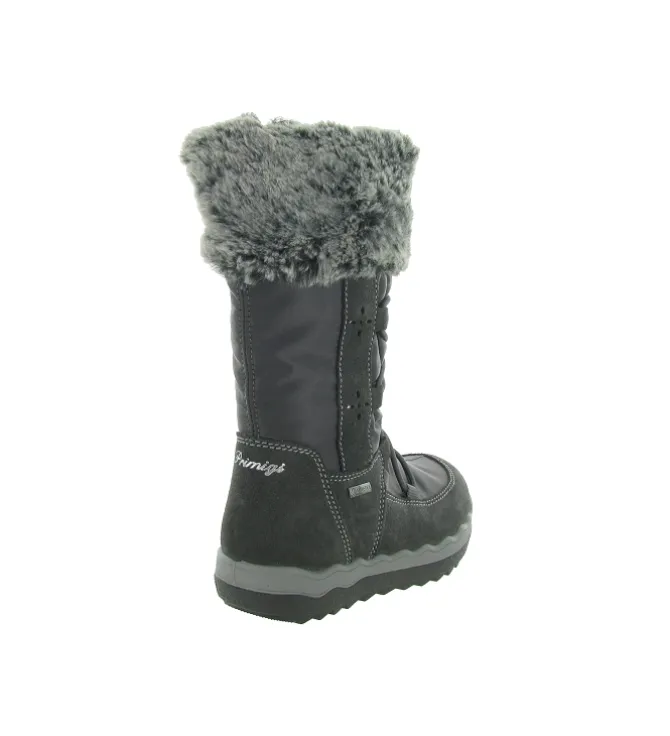 apres ski bottes fourrees - Bottes fourrées - junior fille - Synthétique - Gris - Primigi