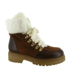 apres ski bottes fourrees - Botte fourrée - femme - Cuir - Marron - Armando