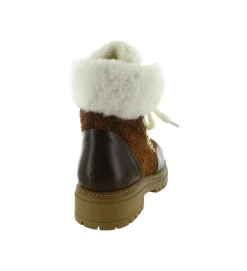 apres ski bottes fourrees - Botte fourrée - femme - Cuir - Marron - Armando