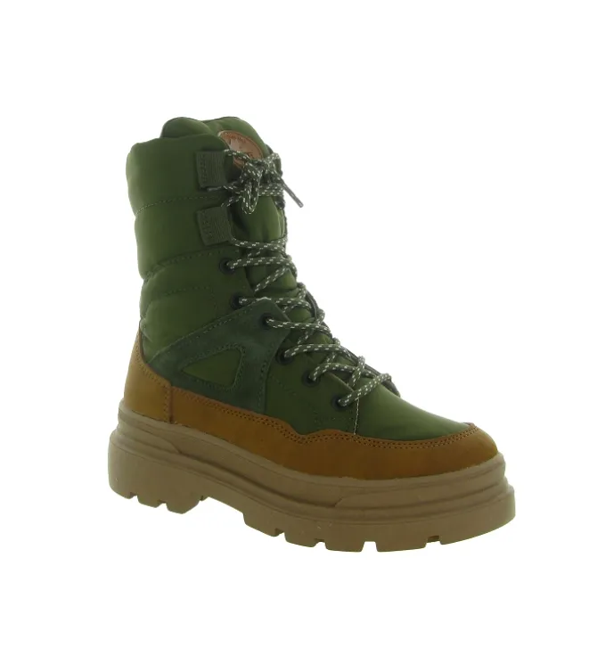 apres ski bottes fourrees - Bottine chaude - femme - Nylon - Kaki - Pajar