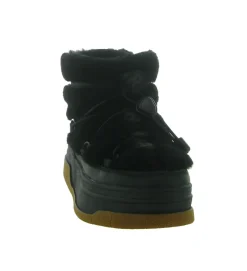 apres ski bottes fourrees - Bottine chaude - femme - Laine - Noir - Pajar