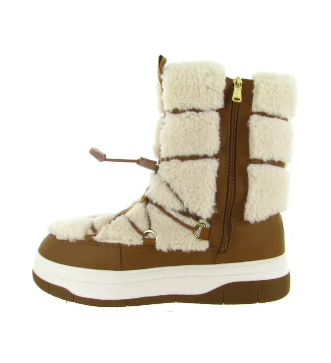 apres ski bottes fourrees - Bottine chaude - femme - Laine - Marron - Pajar