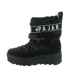 apres ski bottes fourrees - Bottine chaude - femme - Nylon - Noir - Pajar