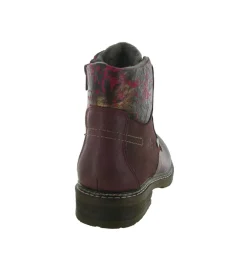 apres ski bottes fourrees - Bottine chaude - femme - Synthétique - Bordeaux - Rieker