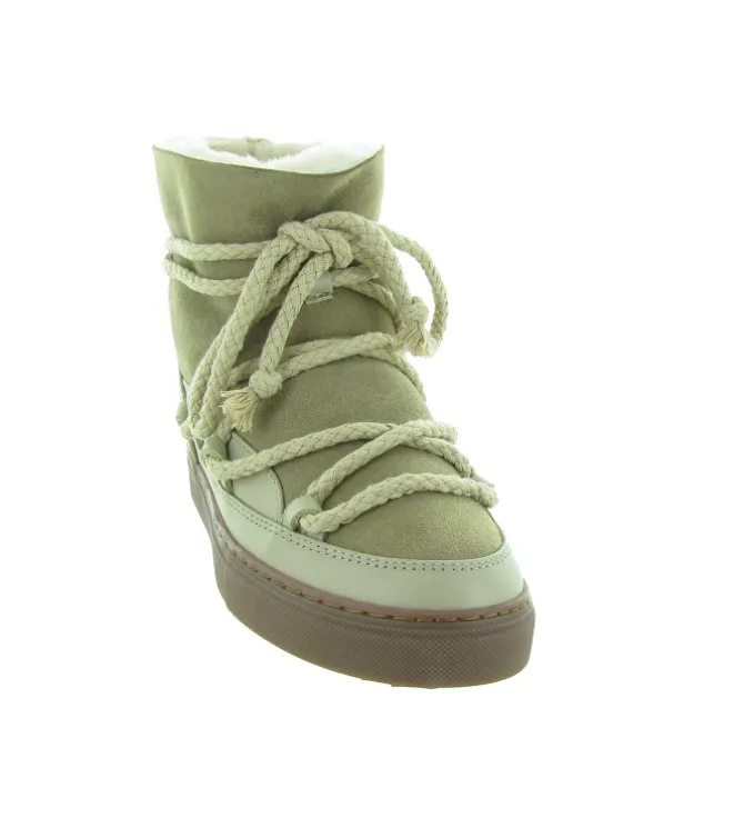 apres ski bottes fourrees - Bottine chaude - femme - Laine - Beige - Inuikii
