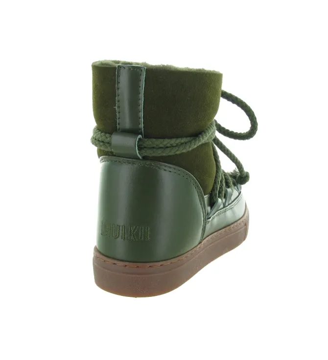 apres ski bottes fourrees - Bottine chaude - femme - Laine - Kaki - Inuikii