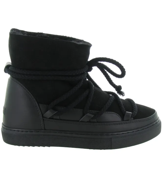 apres ski bottes fourrees - Bottine chaude - femme - Laine - Noir - Inuikii