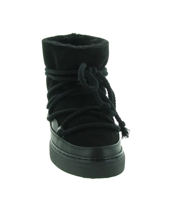apres ski bottes fourrees - Bottine chaude - femme - Laine - Noir - Inuikii