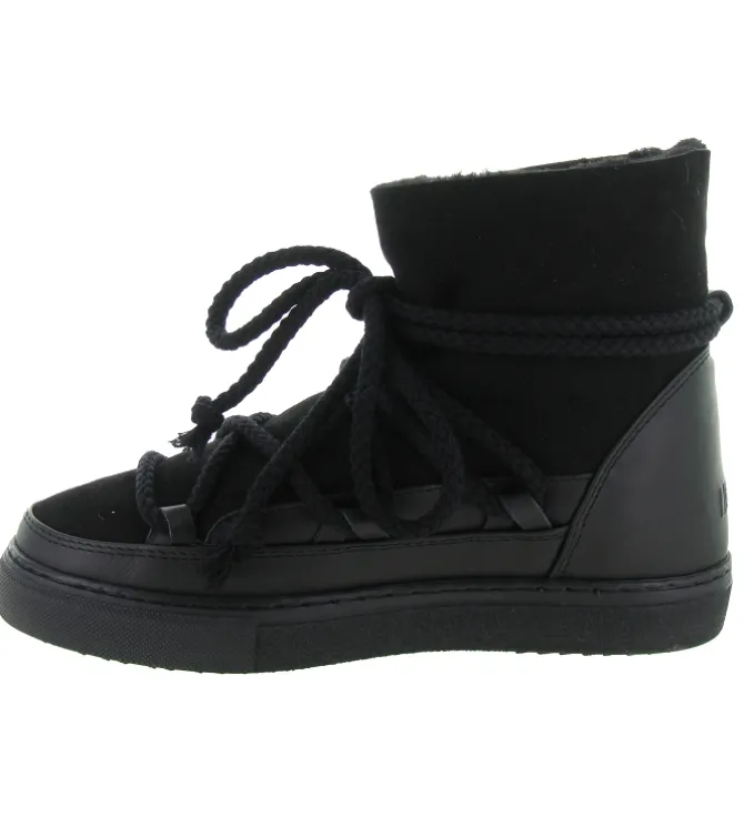 apres ski bottes fourrees - Bottine chaude - femme - Laine - Noir - Inuikii