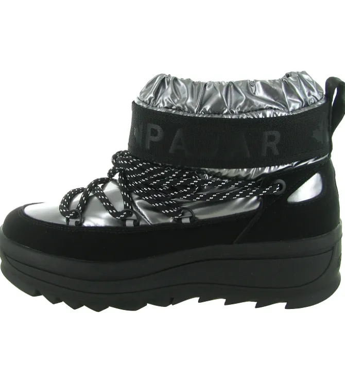 apres ski bottes fourrees - Bottine chaude - femme - Nylon - Gris - Pajar