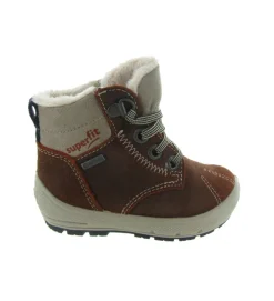 apres ski bottes fourrees - Bottes fourrées - bebe garcon - Synthétique - Marron - Superfit