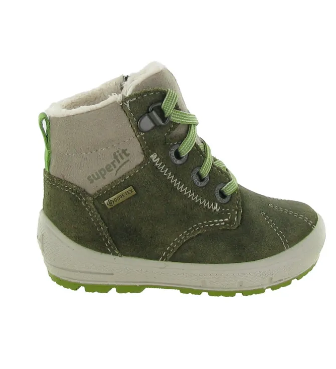 apres ski bottes fourrees - Bottes fourrées - bebe garcon - Synthétique - Kaki - Superfit