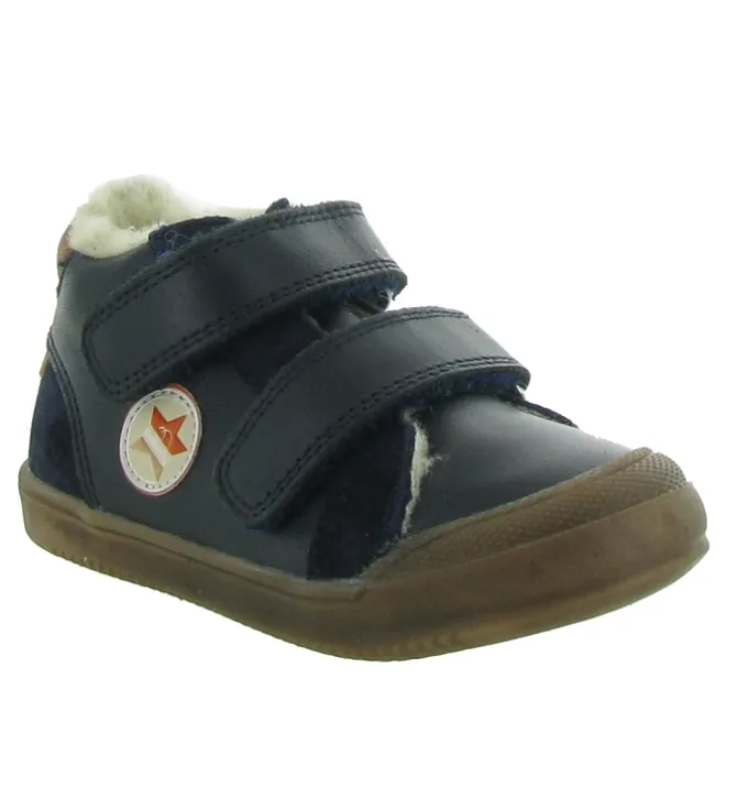 apres ski bottes fourrees - Bottes fourrées - bebe garcon - Cuir - Bleu - Bellamy