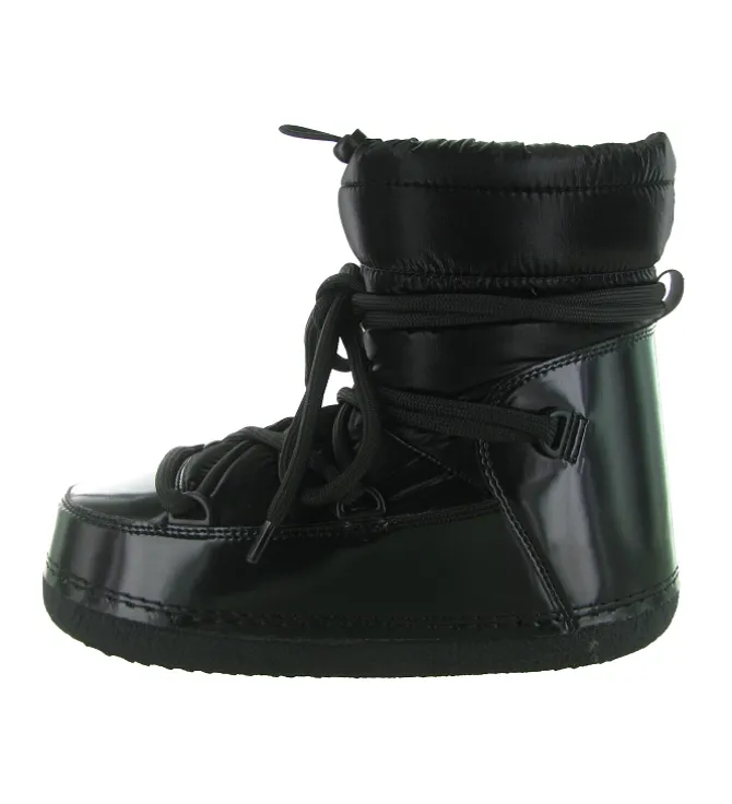 apres ski bottes fourrees - Botte de neige - femme - Nylon - Noir - Inuikii