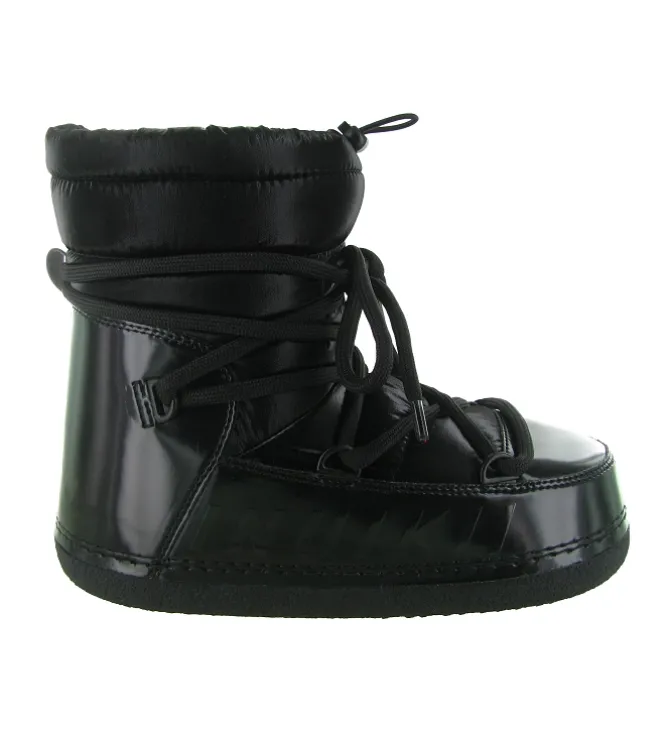 apres ski bottes fourrees - Botte de neige - femme - Nylon - Noir - Inuikii