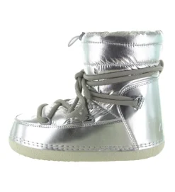 apres ski bottes fourrees - Botte de neige - femme - Nylon - Argent - Inuikii