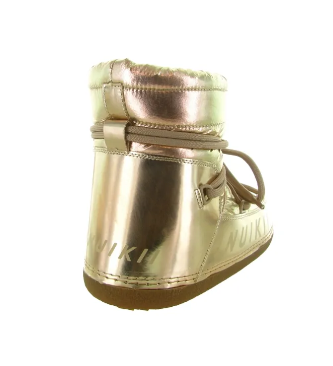 apres ski bottes fourrees - Botte de neige - femme - Nylon - Or - Inuikii