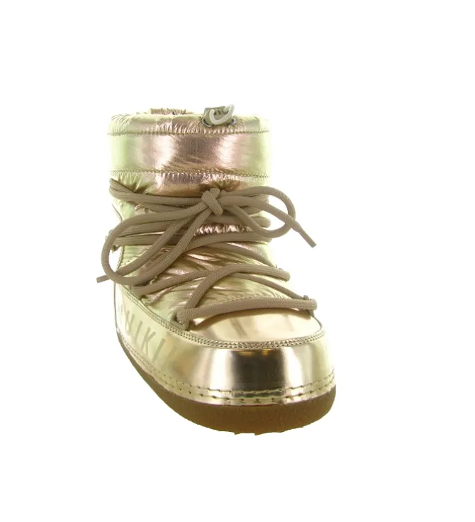 apres ski bottes fourrees - Botte de neige - femme - Nylon - Or - Inuikii