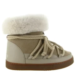 apres ski bottes fourrees - Botte de neige - femme - Nylon - Beige - Inuikii