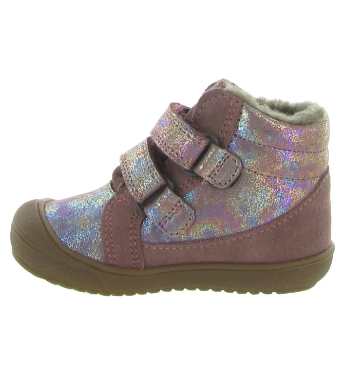 apres ski bottes fourrees - Bottes fourrées - bebe fille - Cuir - Rose - Froddo