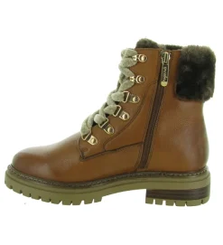 apres ski bottes fourrees - Botte de neige - femme - Cuir - Marron - Regarde le ciel...