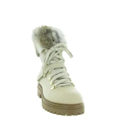 apres ski bottes fourrees - Bottine chaude - femme - Cuir - Beige - Armando