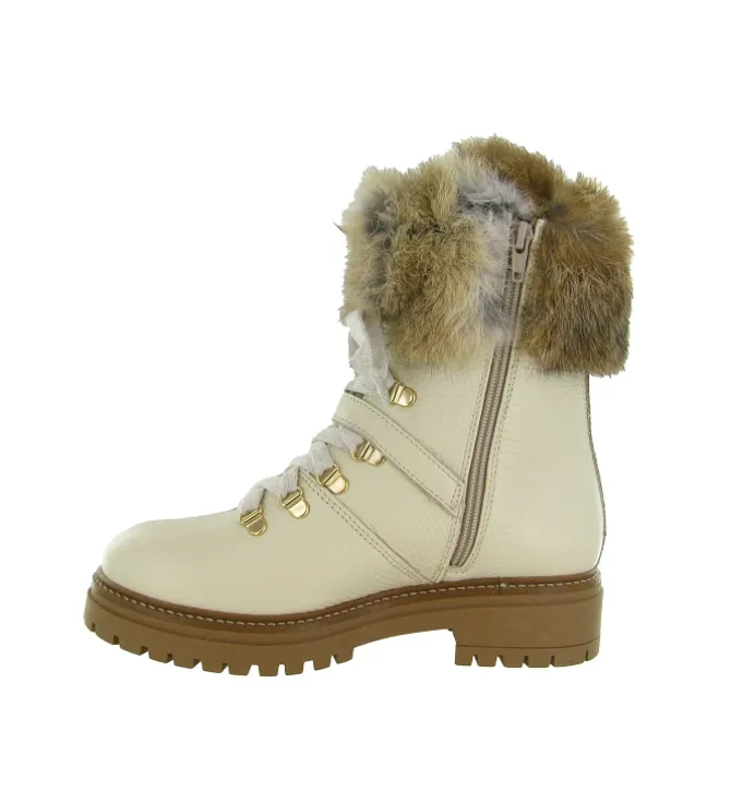 apres ski bottes fourrees - Bottine chaude - femme - Cuir - Beige - Armando