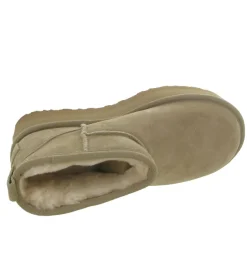 apres ski bottes fourrees - Bottine chaude - femme - Nubuck - Beige - Ugg australia
