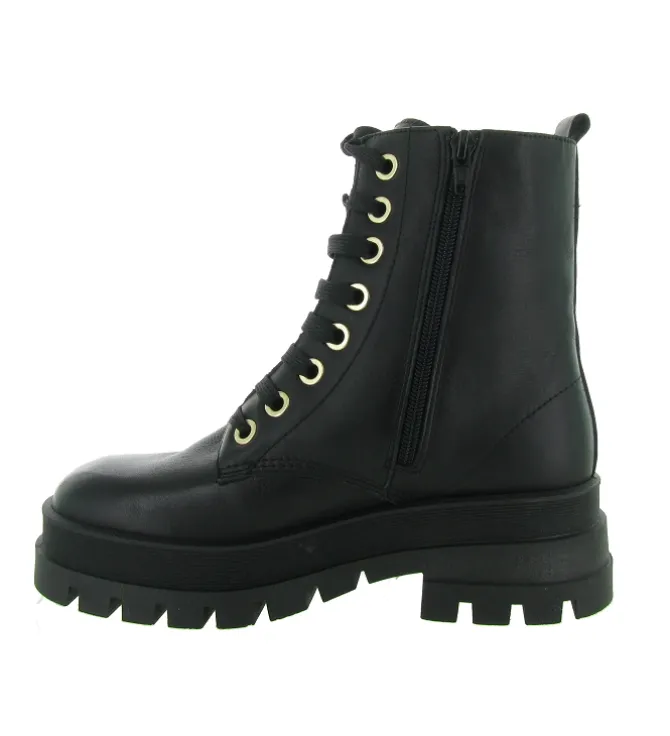 apres ski bottes fourrees - Botte de neige - femme - Cuir - Noir - Armando