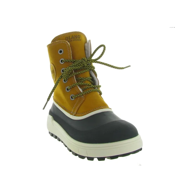 apres ski bottes fourrees - Bottine chaude - femme - Cuir - Jaune - Olang
