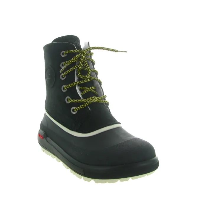 apres ski bottes fourrees - Bottine chaude - femme - Cuir - Noir - Olang
