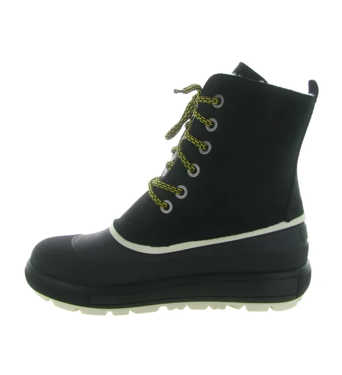 apres ski bottes fourrees - Bottine chaude - femme - Cuir - Noir - Olang