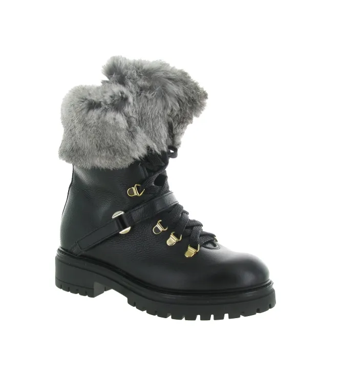 apres ski bottes fourrees - Bottine chaude - femme - Nubuck - Noir - Armando