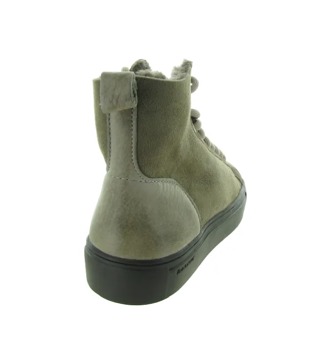 apres ski bottes fourrees - Botte de neige - femme - Nubuck - Kaki - Black stone
