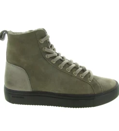 apres ski bottes fourrees - Botte de neige - femme - Nubuck - Kaki - Black stone