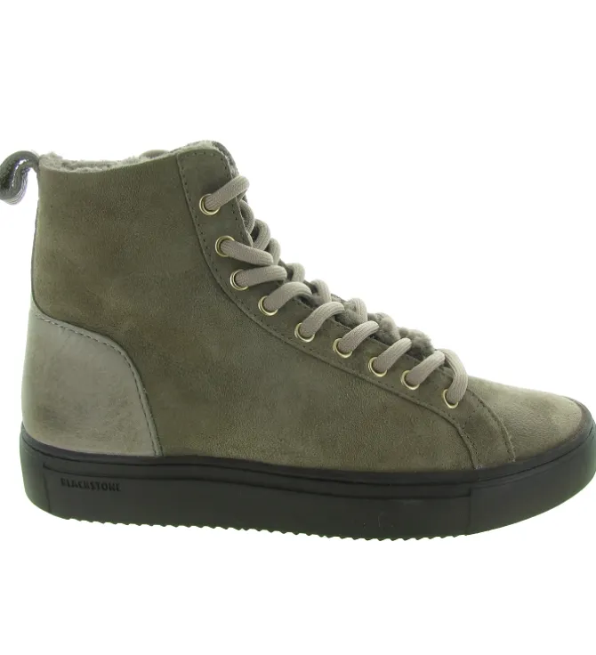 apres ski bottes fourrees - Botte de neige - femme - Nubuck - Kaki - Black stone