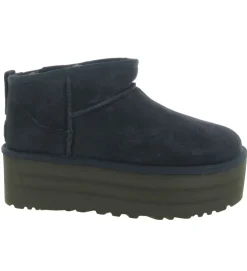 apres ski bottes fourrees - Bottine chaude - femme - Nubuck - Bleu Marine - Ugg australia