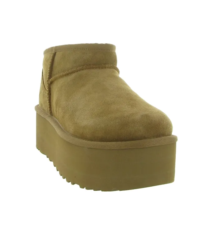 apres ski bottes fourrees - Bottine chaude - femme - Nubuck - Chestnut - Ugg australia