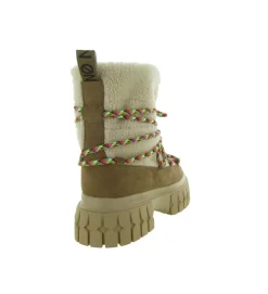 apres ski bottes fourrees - Bottine chaude - femme - Nubuck - Chestnut - No name