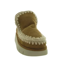 apres ski bottes fourrees - Bottine chaude - femme - Nubuck - Chestnut - Mou