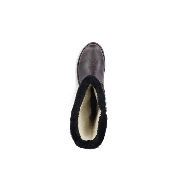 apres ski bottes fourrees - Botte de neige - femme - Synthétique - Marron - Rieker