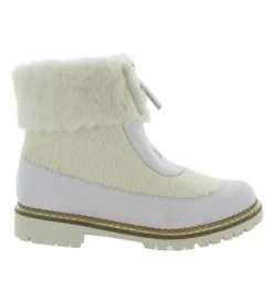 apres ski bottes fourrees - Botte de neige - femme - Fourrure - Blanc - Oscar