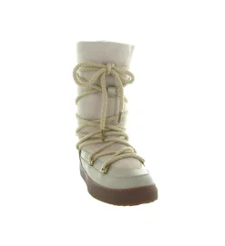 apres ski bottes fourrees - Bottine chaude - femme - Nubuck - Beige - Inuikii