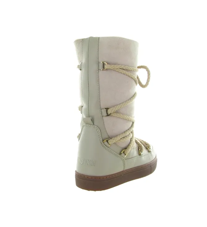 apres ski bottes fourrees - Bottine chaude - femme - Nubuck - Beige - Inuikii