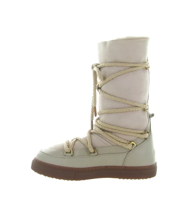 apres ski bottes fourrees - Bottine chaude - femme - Nubuck - Beige - Inuikii