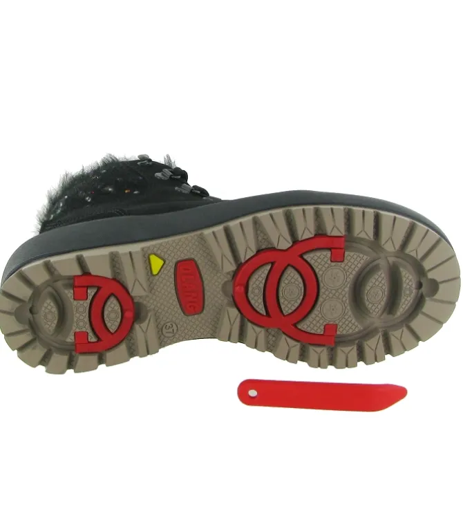apres ski bottes fourrees - Botte de neige - femme - Nubuck - Noir - Olang