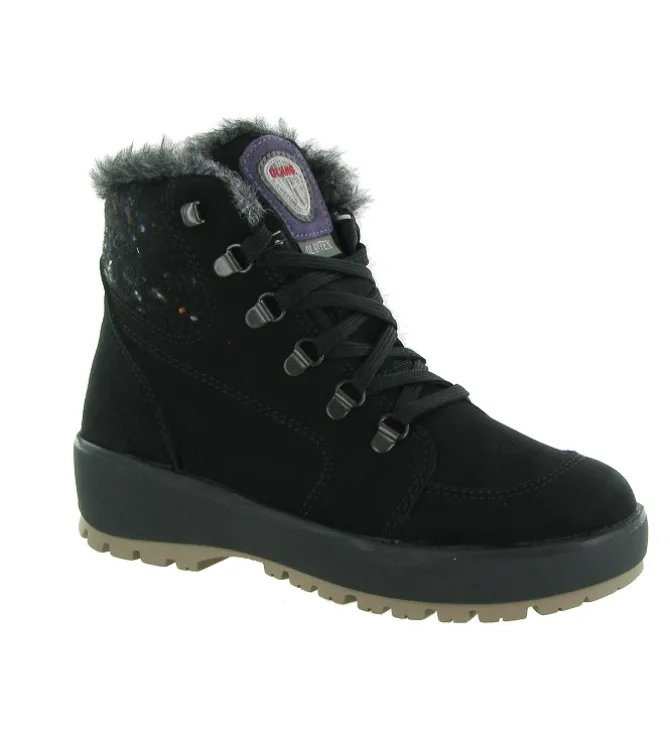 apres ski bottes fourrees - Botte de neige - femme - Nubuck - Noir - Olang