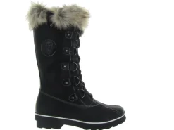 apres ski bottes fourrees - Bottine chaude - femme - Synthétique - Noir - Kimberfeel