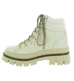 apres ski bottes fourrees - Chaussure neige - femme - Cuir - Blanc - Armando
