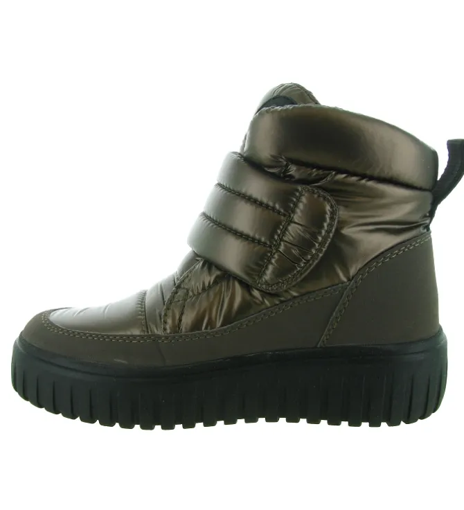 apres ski bottes fourrees - Chaussure neige - femme - Synthétique - Bronze - La thuile